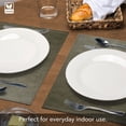 thumbnail image 5 of Luxurious Olive  Vegan Leather Placemats 4 Pack Look and Feel of Genuine Leather Infused with Copper, 5 of 6