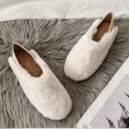 thumbnail image 4 of Zapatos de felpa para mujer, comodidad de otoño e invierno, además de zapatos de algodón cálidos de terciopelo, zapatos planos para el hogar, arrastre perezoso Wmkox8yii hj789, 4 of 9