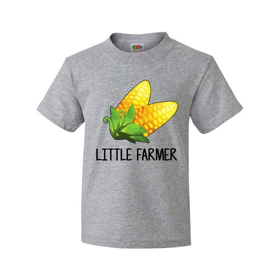 Inktastic Little Farmer with Corn Youth T-Shirt