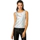 thumbnail image 1 of Camiseta sin mangas Allegra K, Día de San Patricio, Cuello En U, Elástico, Ajustado, brillante, metálico, Rosa plateado, S, 1 of 6