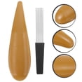 thumbnail image 4 of 1 Set Cylinder Guiro Instrument Musical Guiro Percussion Instrument with Scraper, 4 of 9