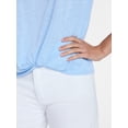 thumbnail image 5 of Time and Tru Women's Twist Front Top, Sizes XS-XXXL, 5 of 6