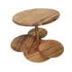 thumbnail image 1 of Soporte de madera para pasteles, Bandeja de postres, expositor de postres, soporte para magdalenas, soporte redondo de 4 niveles para torre de, 1 of 9