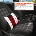thumbnail image 3 of HealthMate Heated Massage Lumbar Cushion - Gray, 3 of 5