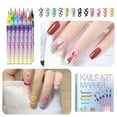 thumbnail image 2 of 12 Colors Nail Art Pens Set, Nail Polish Markers, 2025 New 3D Polish DIY Nail Art Marker Drawing Painting Liner Pen, Quickly Dry Nail Art Nail DIY Decoration for Home Salon, 2 of 4