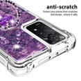 thumbnail image 3 of Funda para Xiaomi Redmi Note 11 Pro 5G/4G con Brillo Líquido Flotante, Purpurina, Parachoques y Anillo Giratorio Soporte, 3 of 5