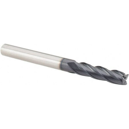 

Accupro 3/16 3/4 LOC 3/16 Shank Diam 2-1/8 OAL 4 Flute Solid Carbide Square End Mill Single End TiAlN Finish Spiral Flute 30° Helix Centercutting Right Hand Cut Right Hand Flute