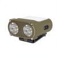 Sensor COB LED faro camping al aire libre llavero tapa Clip en luces (verde militar)