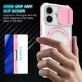 thumbnail image 4 of Moreoy Magnetic Kickstand Case for iPhone 17 with Sliding Lens Cover, [MagSafe Compatible ]Shockproof Non-Slip Bumper Protective Phone Case Cover with Metal Ring Holder Stand,B, 4 of 10