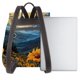 thumbnail image 3 of Disketp Elegant Sunset Sunflower Mochila de Cuero para Mujer, Bolso de Espalda Antirrobo con Estilo para Viaje, Trabajo y Uso Diario, 3 of 4