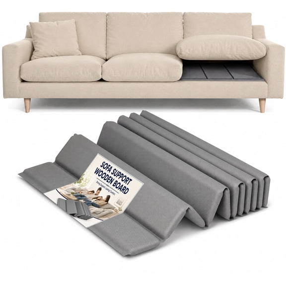 Continental Sleep, Heavy Duty Couch Support Board, 19.25" x 23" Extra Thick Wood Base to Fix Sagging Seats, Reinforced Under Cushion Panel for Sofas, Chairs & Loveseats, Furniture Seat Saver