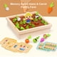 thumbnail image 4 of Juego De Mesa De Memoria De Madera Para Niños, Rompecabezas De Clasificación De Madera, Juguete De Desarrollo De Cosecha De Zanahorias Yuarrent FN005817-00, 4 of 6