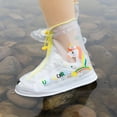 thumbnail image 3 of Waterproof Shoe Cover Kids Shoes Protectors Rain Boots For Indoor Outdoor Rainy Reusable Quality Non-slip Children Shoe Cover, 3 of 9