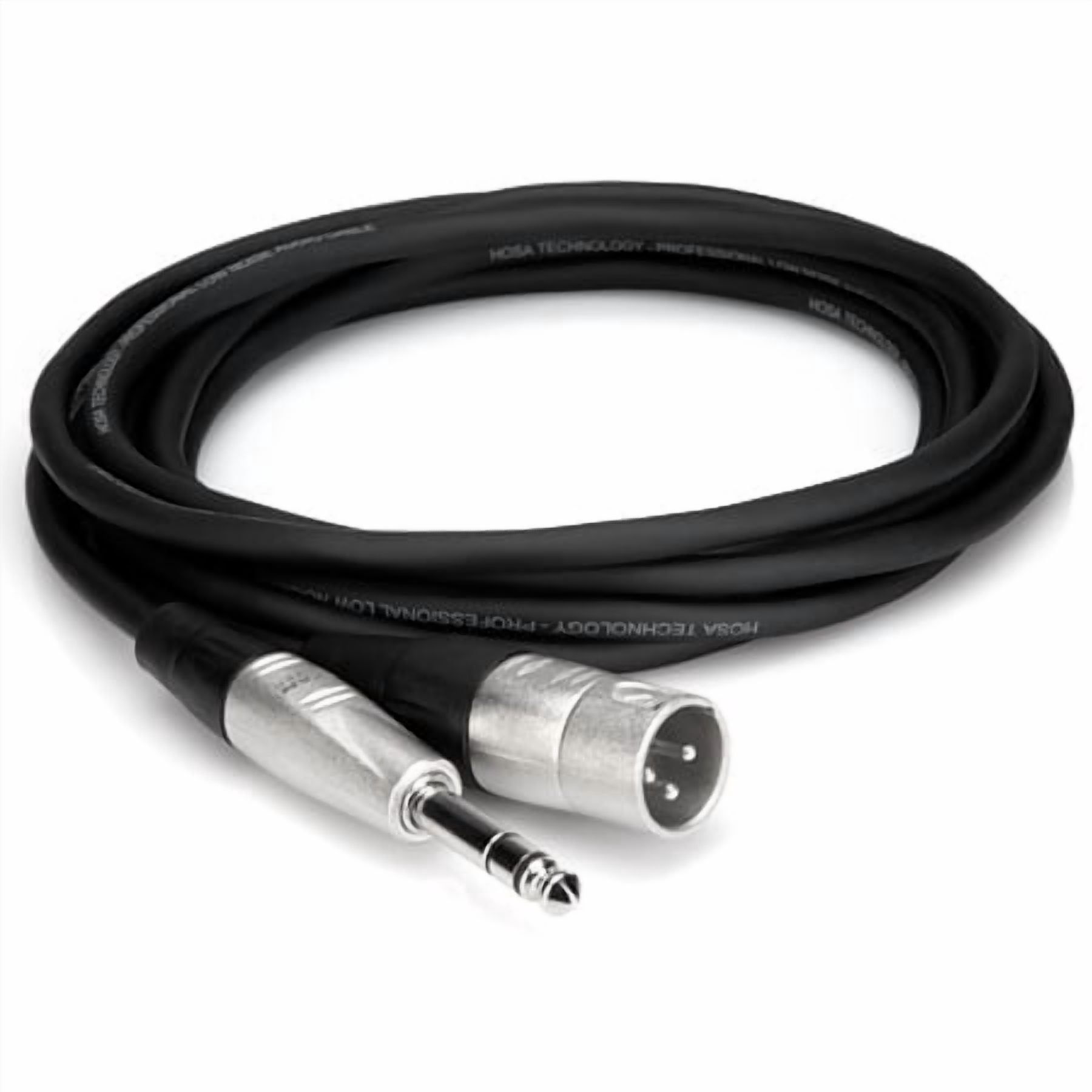 Hosa - HSX-050 - 50 ft Pro Balanced Interconnect Cable - REAN 1/4 in TRS Male to XLR Male