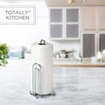 thumbnail image 5 of Totally Kitchen Paper Towel Holder | Simple Tear Standing Paper Towel Dispenser | Heavy Duty Metal Construction | Fits All Size Rolls | Chrome, 5 of 5