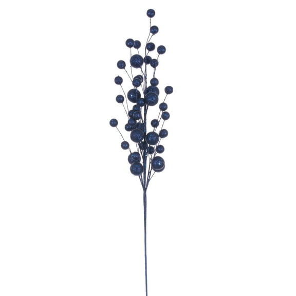 Vickerman 27" Midnight Blue Multi Ball Glitter Spray, 4 per bag.