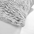 thumbnail image 5 of Better Homes & Gardens Texture Faux Fur Wavy Pillow, 22 x 22, Grey, Square, 1 Piece, 5 of 7