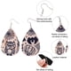 thumbnail image 3 of Colgante de cuero de doble cara de Halloween, pendientes colgantes, 3 of 5