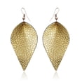 thumbnail image 1 of Lightweight Drop Earrings with Leather for Everyday, 1 of 6