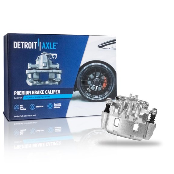 Detroit Axle - Front Left Brake Caliper w/Bracket Replacement for Subaru Impreza Legacy Saab 9-2X