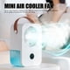 thumbnail image 3 of Mini Ventilador Enfriador De Aire, Velocidad Del Viento Ajustable, Pantalla Digital, Enfriador De Aire De Escritorio Multifuncional, USB Para El Hogar, 3 of 7