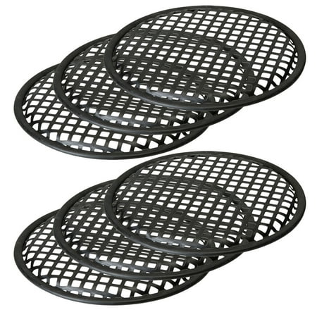 3 Pairs 10 Inch Subwoofer Metal Waffle Grills - Universal Speaker Cover (Best 10 Inch Subwoofer For The Money)