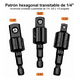 thumbnail image 3 of 14pcs Kit De Adaptador De Taladro Eléctrico Con Angular 105°, 3 of 5