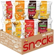 Frito-Lay Simply Brand Snacks Variety Pack, 1 oz Bags, 36 Count