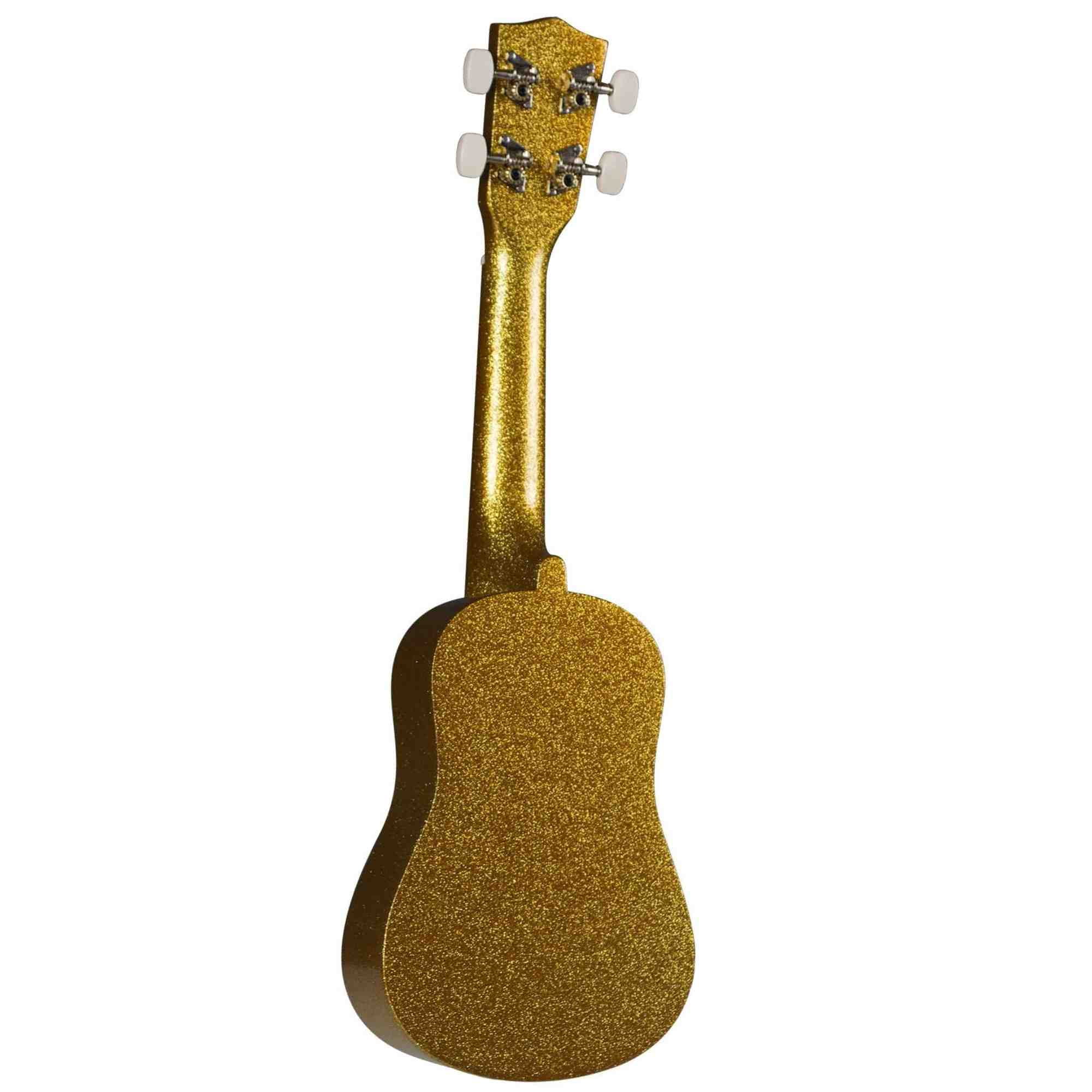 Diamond Head Hot Rod Series Ukulele, Soprano Size, Sparkle Champagne Gold