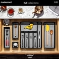 thumbnail image 3 of madesmart Classic 3 Bin Drawer Organizer Set with Soft Grip Lining, White, 3 of 9