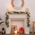 thumbnail image 3 of Nuptio Flower Garland for Wedding Decorations 6.6ft Champagne Fake Rose Vine 2 Pack, 3 of 6