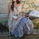 thumbnail image 3 of Puntoco Vestidos Mujer Verano Mujer Verano Estampado Floral Vestido Largo Sin Mangas Correa Cuello Redondo Plisado Vestido Suelto, 3 of 5