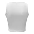 thumbnail image 4 of Gibobby Camiseta sin mangas informal de verano para mujer, camiseta sin mangas con cuello , camiseta corta ajustada, camiseta sin mangas estampada para verano(Azul,XG), 4 of 5