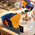 thumbnail image 3 of Acrylic Hat Display Organizer, Wall Mount Hat Rack, 2-Pack, Holds 14 Baseball or Cowboy Caps (Black), 3 of 7