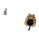 thumbnail image 5 of Estatua de Guan Yin,Estatua de Guan Yin para decoración del hogar.,Reloj de pared,Reloj de pared decorativo con diseño de gato para sala de estar,silencioso,Reloj de pared de madera con, 5 of 8