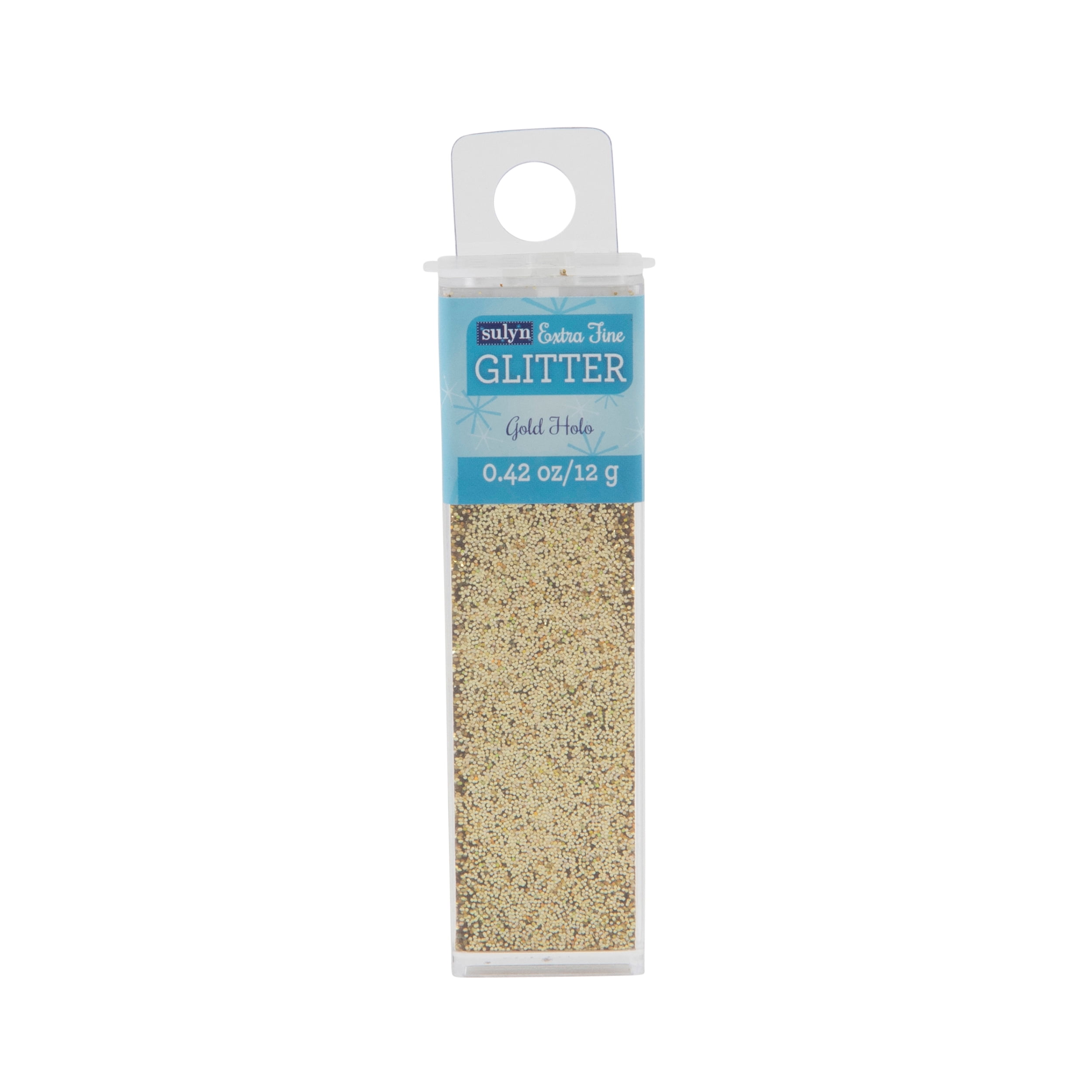 Sulyn Extra Fine Glitter for Crafts, Gold Holographic, .42 oz