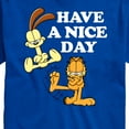 thumbnail image 3 of Garfield - Have A Nice Day - Garfield and Odie - Men's Short Sleeve Graphic T-Shirt, 3 of 5