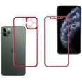 thumbnail image 1 of Mignova [Camera Armor] iPhone 11 Pro Screen Protector Glass, Front & Back 9H Hardness Tempered Glass Screen Protector [Titanium Edge] Anti-Scratch 0.26mm HD for iPhone 11 Pro 5.8 Inch(Red), 1 of 7