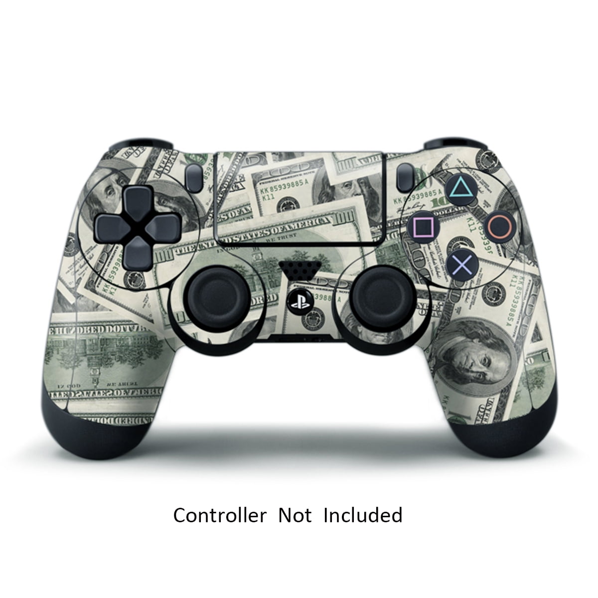 Skin Stickers for Playstation 4 Controller - Vinyl Leather Texture Sticker for DualShock 4 Wireless Sixaxis Controllers - Protectors Controller Decal - Big Dark - Walmart.com