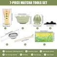 thumbnail image 2 of CHUANK 7Pcs Japanese Matcha Tea Set  Matcha Making Starter Kit with Matcha Whisk Bowl Whisk Holder Scoop and Strainer Safe Bamboo Matcha Whisk and Ceramic Bowl Set for Matcha Tea, 2 of 6