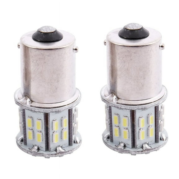2x 1156 BA15S 382 P21W White 50 SMD LED Car Tail Turn Signal Reverse Light Bulbs