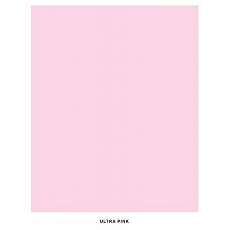 Glittering Gold Paper - Bright Color Cardstock Paper, 65lb. 8.5 X 11 - 250 Sheets (Pink)
