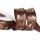 thumbnail image 1 of Farfi Cinta de Regalo Multiusos Bellamente Sin Olor Patrón de Rombo Bronceado Decorar Cinta de Envoltura navideña Duradera de 2,5 Yardas para Festivales, 1 of 5