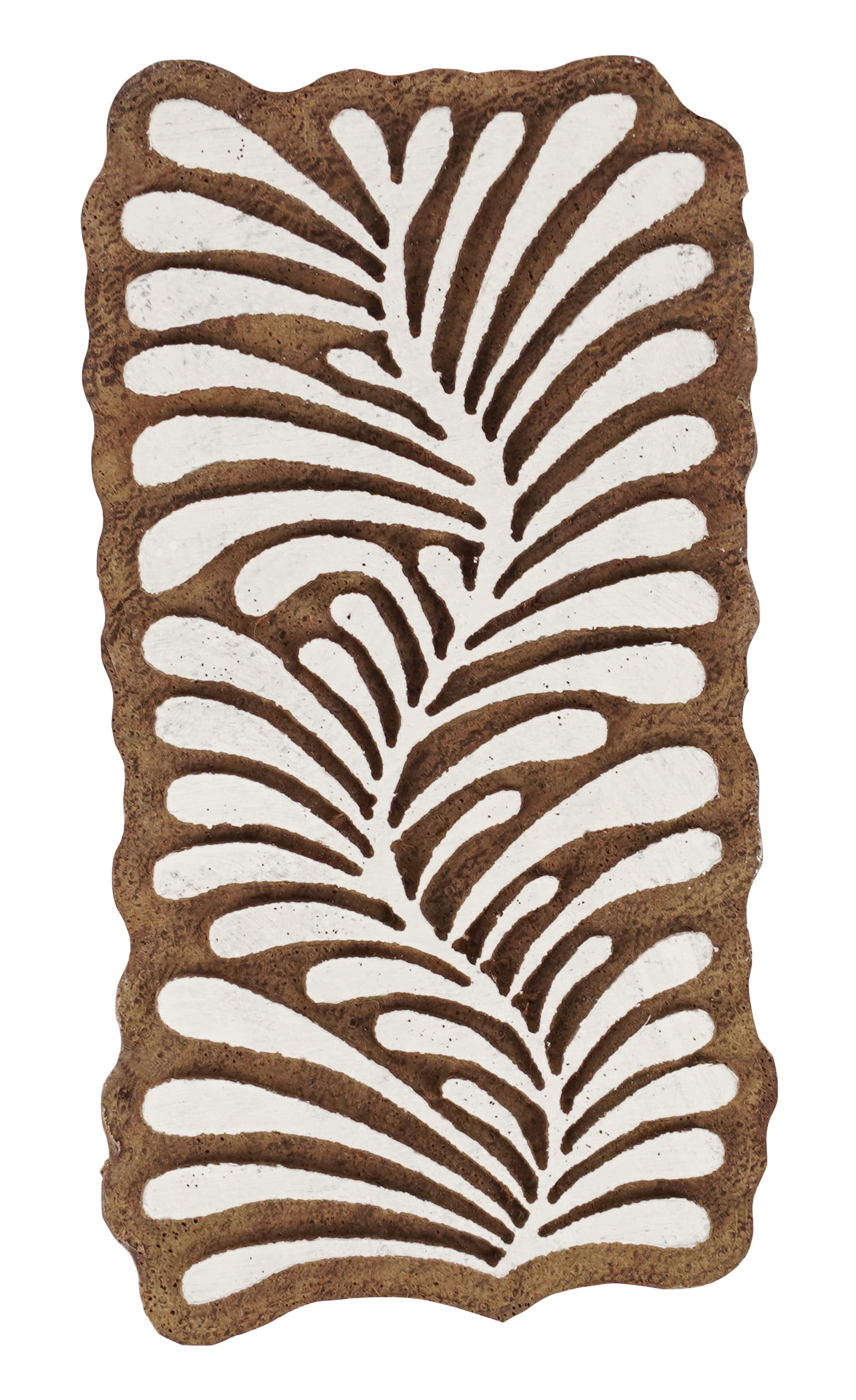 IBA Indianbeautifulart Textile Printing Block Leaf Pattern Border Hand