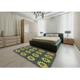 thumbnail image 5 of Ahgly Company Machine Washable Indoor Rectangle Transitional Burgundy Brown Area Rugs, 8' x 10', 5 of 7