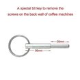 thumbnail image 2 of For Jura Capresso Ss316 Coffee Machine Repair Security Tool Stainless Steel Oval Head Bit Screws, 2 of 5