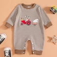 thumbnail image 2 of Kogui Baby Boy Romper Long Sleeve Toddler Boy Clothes Cute Long Sleeve Comfortable Jumpsuit Pants Outfits Sets 0 3 6 9 12 18 24 Months (Coffee,12-18 Months), 2 of 7