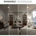 thumbnail image 4 of Luxrite A19 LED Dimmable Light Bulb 9W (60W Equivalent) 4000K Warm White, 800 Lumens, E26, 6 Pack, 4 of 7