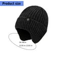 thumbnail image 5 of JZROCKER Winter Warm Hat Men Thick Warm Earmuff Hat Knitted Hat Cold Weather Caps, 5 of 17