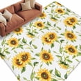 thumbnail image 2 of 6'x9' Area Rugs, Sunflower Indoor Outdoor Area Rug for Living Room Bedroom, Farmhouse Flowers Summer Botanical Washable Bathroom Rugs Kitchen Floor Carpet Mats Home Decor Aesthetic, 2 of 8